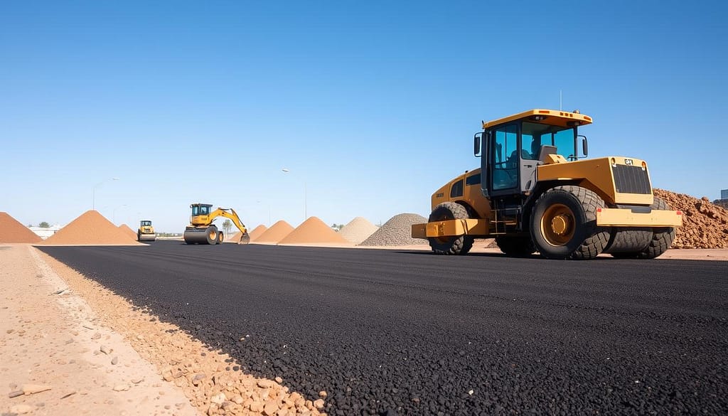 grading in asphalt