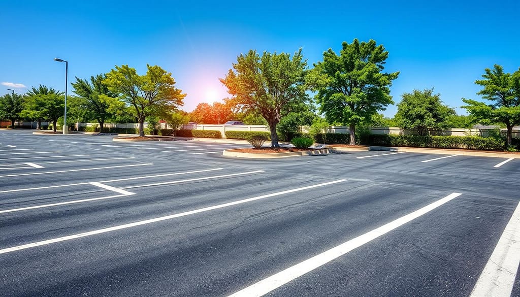 parking lot striping